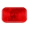 Truck-Lite Super 45, Incandescent, Red, Rectangular, 1 Bulb, Stop/Turn/Tail, Black Grommet Mount, Pl-3 45002R - alternate 1